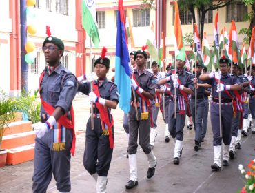 March Past by NCC Cadet Corps