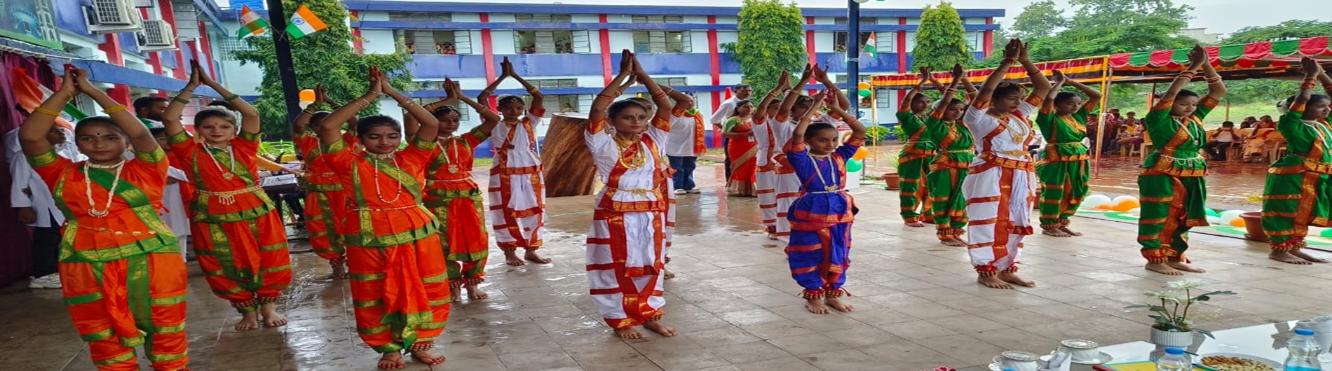 विद्यालय परिसर में 79 वे स्वतंत्रता दिवस समारोह का आयोजन किया गया
