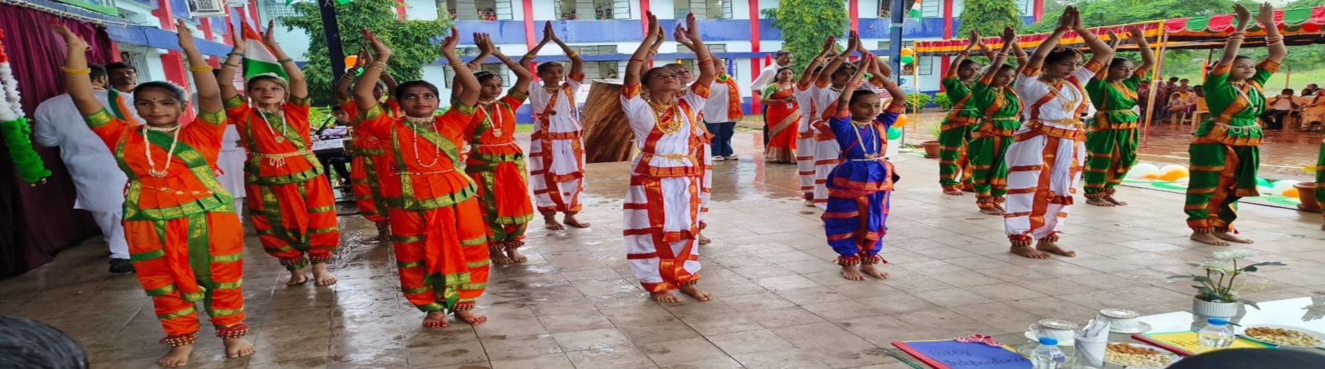 विद्यालय परिसर में 79 वे स्वतंत्रता दिवस समारोह का आयोजन किया गया