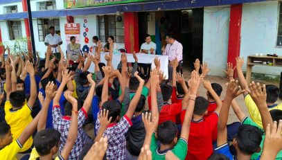 health checkup done at vidyalaya