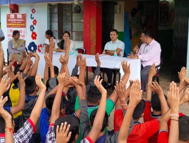 health checkup done at vidyalaya