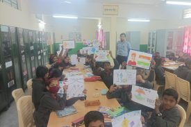 Library activities in the vidyalaya