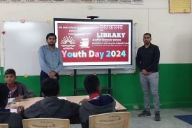 Library activities in the vidyalaya