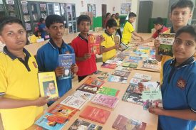 Library activities in the vidyalaya