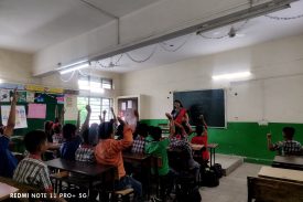 Guidance and Counselling session with children in the vidyalaya