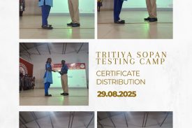 TRITIYA SOPAN TESTING CAMP 2025 certificate distribution
