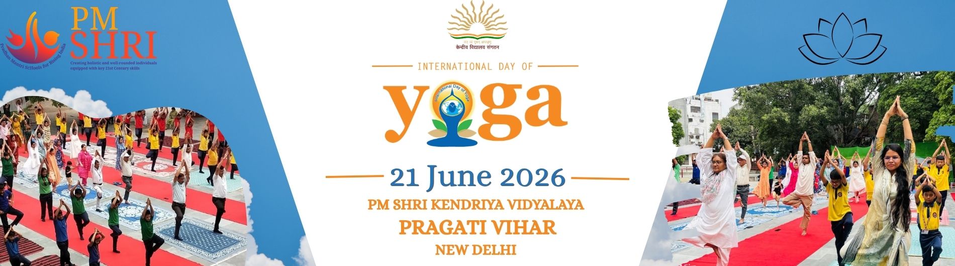 International Yoga Day 2026 at PM SHRI Kendriya Vidyalaya Pragati Vihar