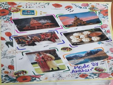 COLLAGE MAKING ON SIKKIM