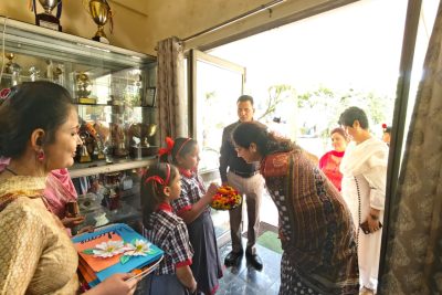 माननीय संयुक्त सचिव सुश्री अनीता शाह अकेल्ला का दौरा