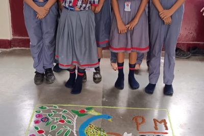 RANGOLI by students