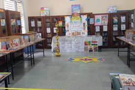 Hindi Pakhwada Library Decoration