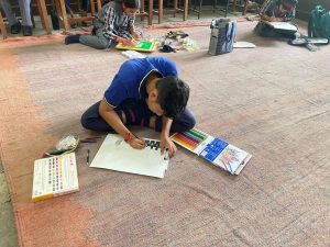 drawing competition in Kala utsav