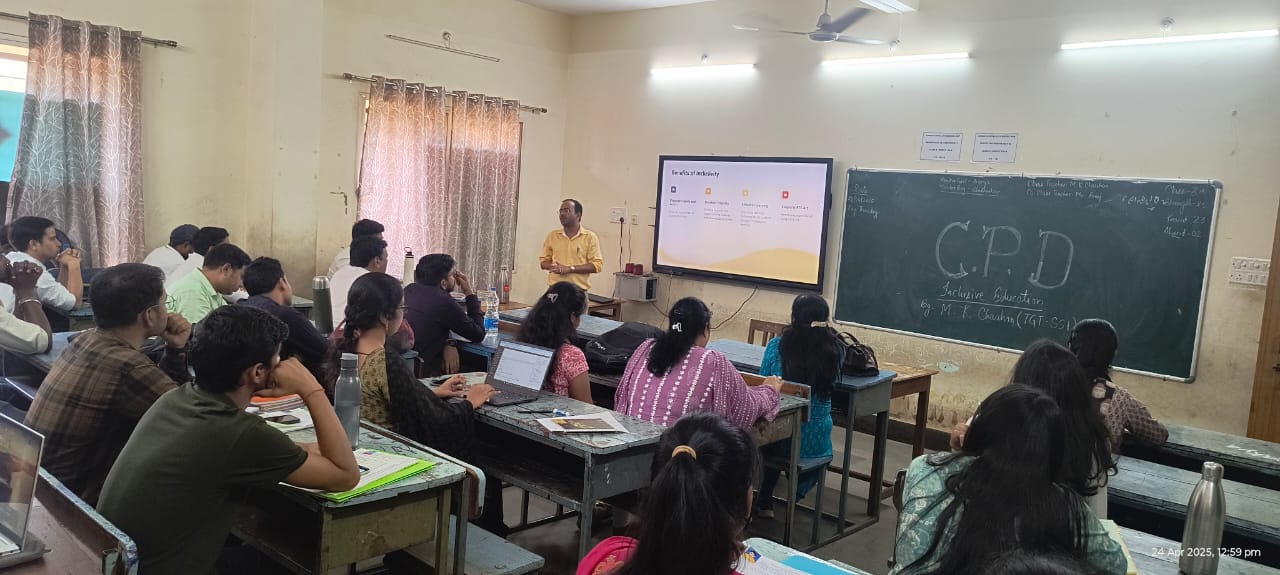 IN-HOUSE TRAINING TO THE TEACHERS