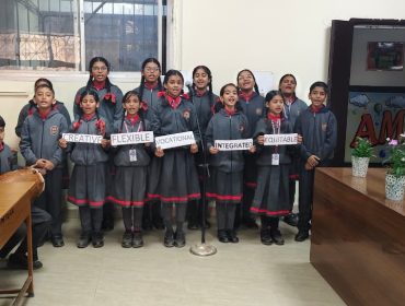 students performing on foundation day