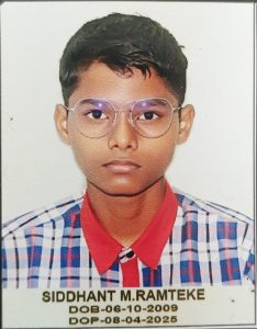 SIDDHANT RAMTEKE