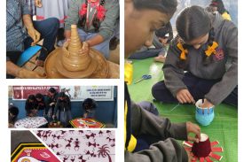 Pottery work by Students