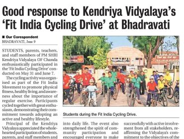 Fit India Cycling drive