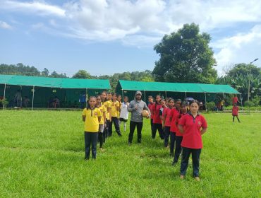 Raman Vs Tagore Football Girls