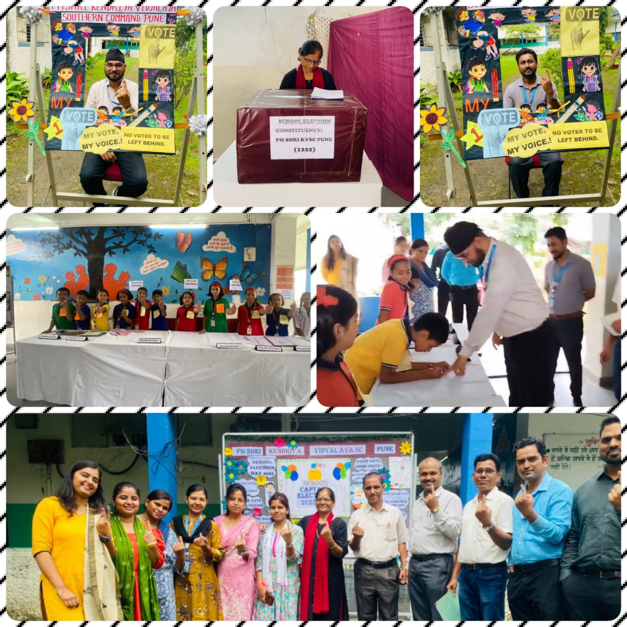 Election Campaign and voting for Primary Captain and Vice Captain at PM SHRI Kendriya Vidyalaya Southern Command Pune