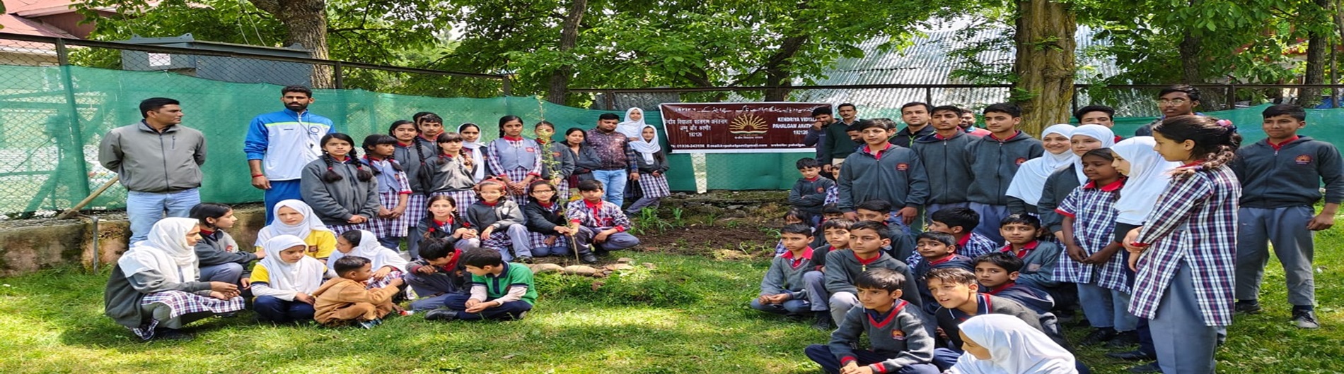 Kitchen Garden Activity wan held in the Vidyalya by the students and Teachers