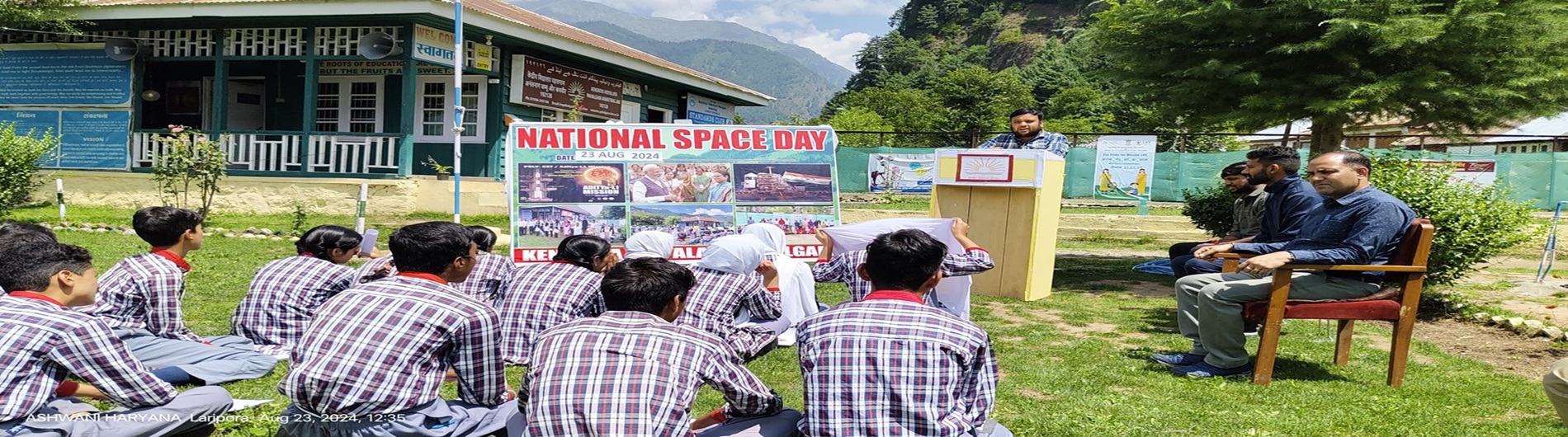 First National Space Day was celebrate in the Vidyalaya with great Enthusiasm