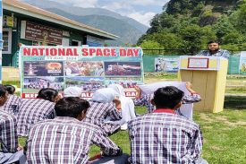 First National Space Day was celebrate in the Vidyalaya with great Enthusiasm