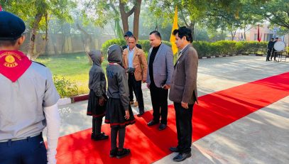 माननीय उपआयुक्त (जयपुर क्षेत्र) डॉ. अनुराग यादव का विद्यालय भ्रमण