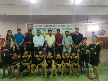 केवी ओएनजीसी पनवेल कब्बडी टीम ने क्लस्टर स्पोर्ट्स मीट में भाग लिया
