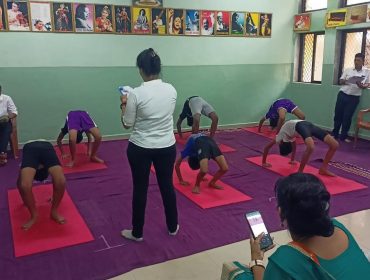 केवी ओएनजीसी पनवेल के छात्रों ने योग प्रतियोगिता में भाग लिया