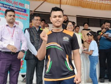ग्यारहवीं कक्षा के सुभाशीष ने 53वीं क्षेत्रीय खेल प्रतियोगिता में भाला फेंक में स्वर्ण पदक हासिल किया