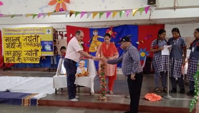 गांधीजी जयंती एवं लालबहादुर शास्त्रीजी जयंती (दीप प्रज्ज्वलन)