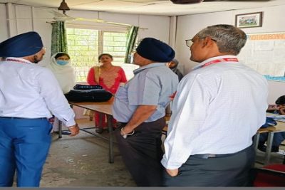 inspection of the vidyalaya by Assistant commissioner RVS RO JAMMU