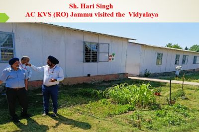 inspection of the vidyalaya by Assistant commissioner RVS RO JAMMU