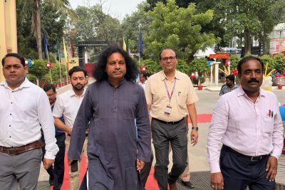 Welcome of Professor Kanhaiya Tripathi, Special Monitor, NHRC in Vidyalaya