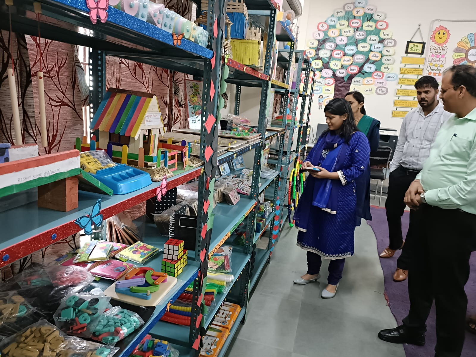 chairman visit toy library