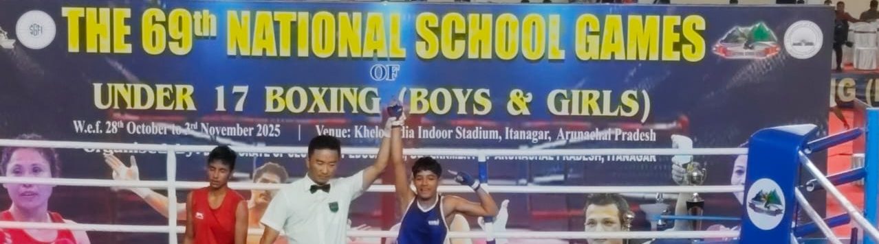 Janvi Sangale of PM SHRI KV RHE PUNE Won Gold Medal in U-17 Boxing Girls