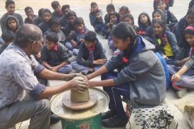 pottery making