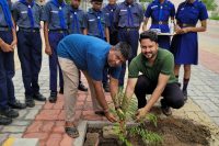 एनसीसी नौसेना वृक्षारोपण कार्यक्रम