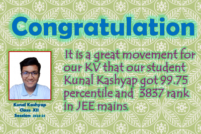 Kunal Congratulation