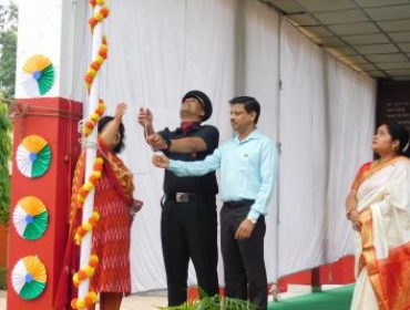 INDEPENDENCE DAY FLAG HOISTING