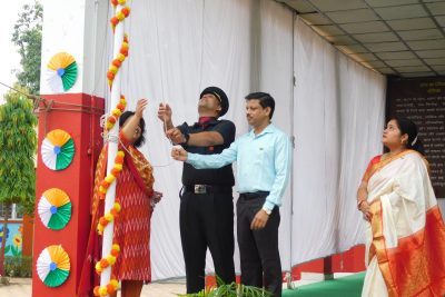 INDEPENDENCE DAY FLAG HOISTING