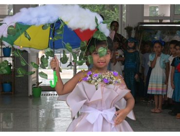 Monsoon Day themed fancy dress parade