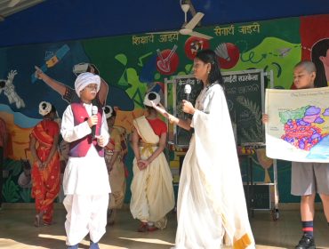 scene from skit on history of utkal