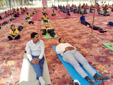 Organized International Yoga Day at PM SHRI Kendriya Vidyalaya Aligarh