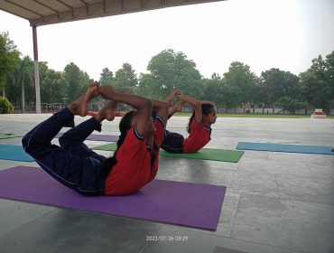 Yogasana in Morning Assembly image 2