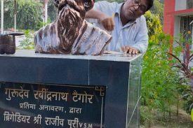 Sculpture of Ravindra Nath Tagore