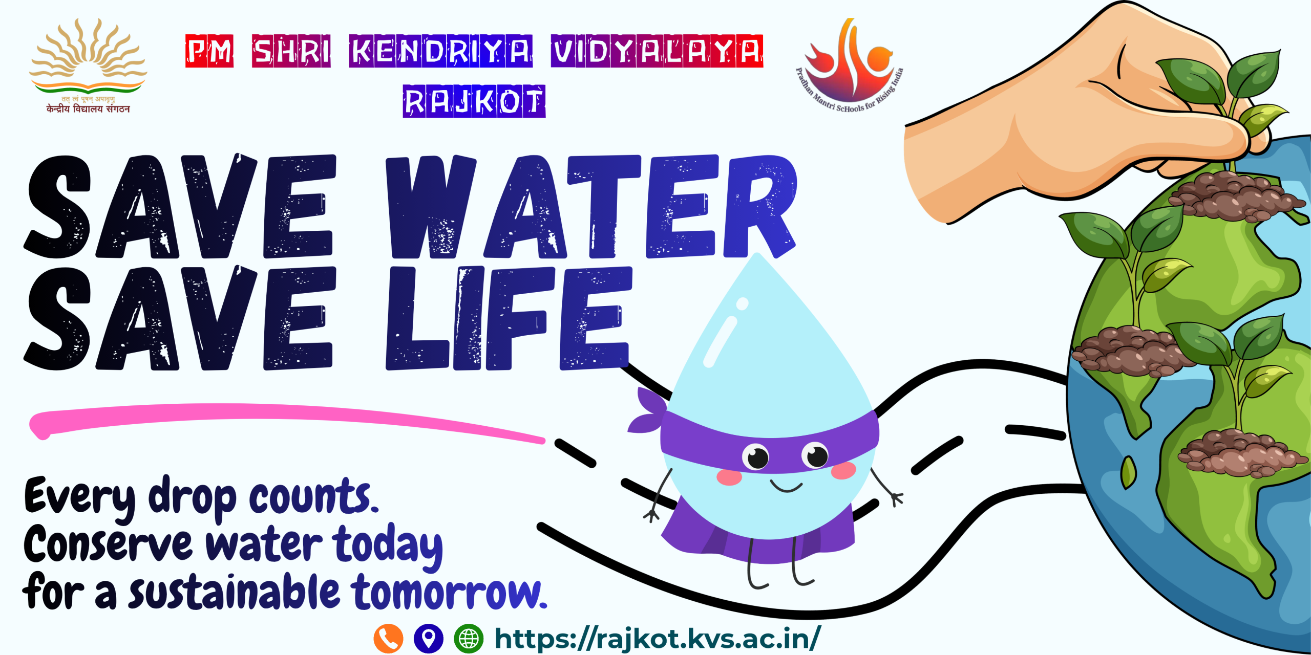 Water Conservation Awareness Banner – KV Rajkot (PM SHRI)_20260416_153958_0000