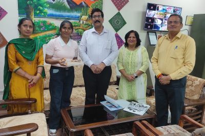 Deputy Commissioner with Ullasita who got selected in NEET
