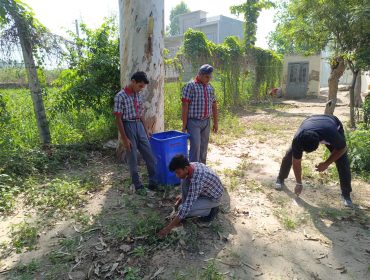 STUDENTS IN Cleanliness Drive