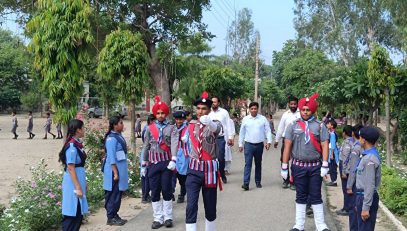 MARCH PAST BY SCOUTS